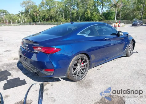 2017 Infiniti Q60 3.0T Red Sport 400 from USA, damaged, VIN JN1FV7EK5HM610191